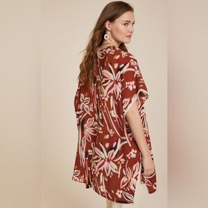 Maurices Kimono or Cover-Up with Boho Floral Pattern
